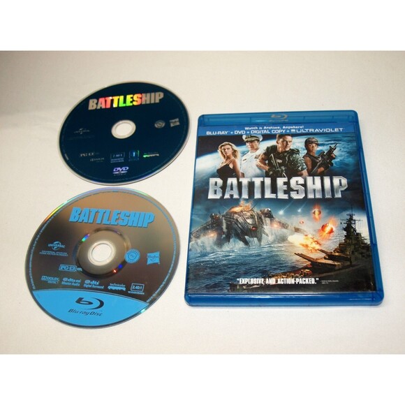 Battleship Blu-ray  & DVD By Alexander Skarsgard, Liam Neeson Multi-Languages - Picture 1 of 1